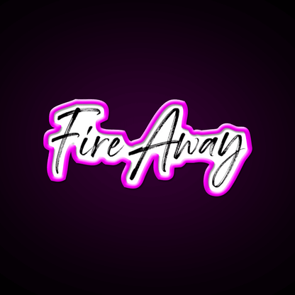 Fire Away Chris Stapleton Whiskey Drink Bar Led Neon Sign Rgb Color - Shineneon