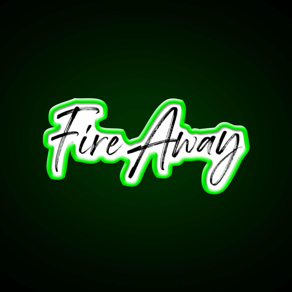 Fire Away Chris Stapleton Whiskey Drink Bar Led Neon Sign Rgb Color - Shineneon