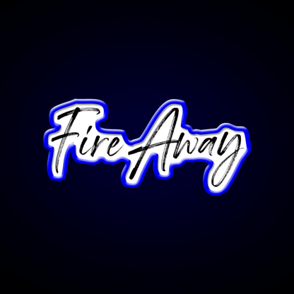 Fire Away Chris Stapleton Whiskey Drink Bar Led Neon Sign Rgb Color - Shineneon
