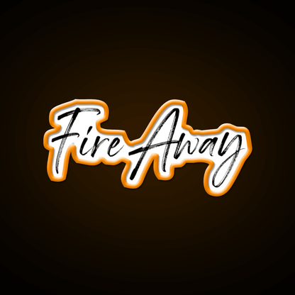 Fire Away Chris Stapleton Whiskey Drink Bar Led Neon Sign Rgb Color - Shineneon