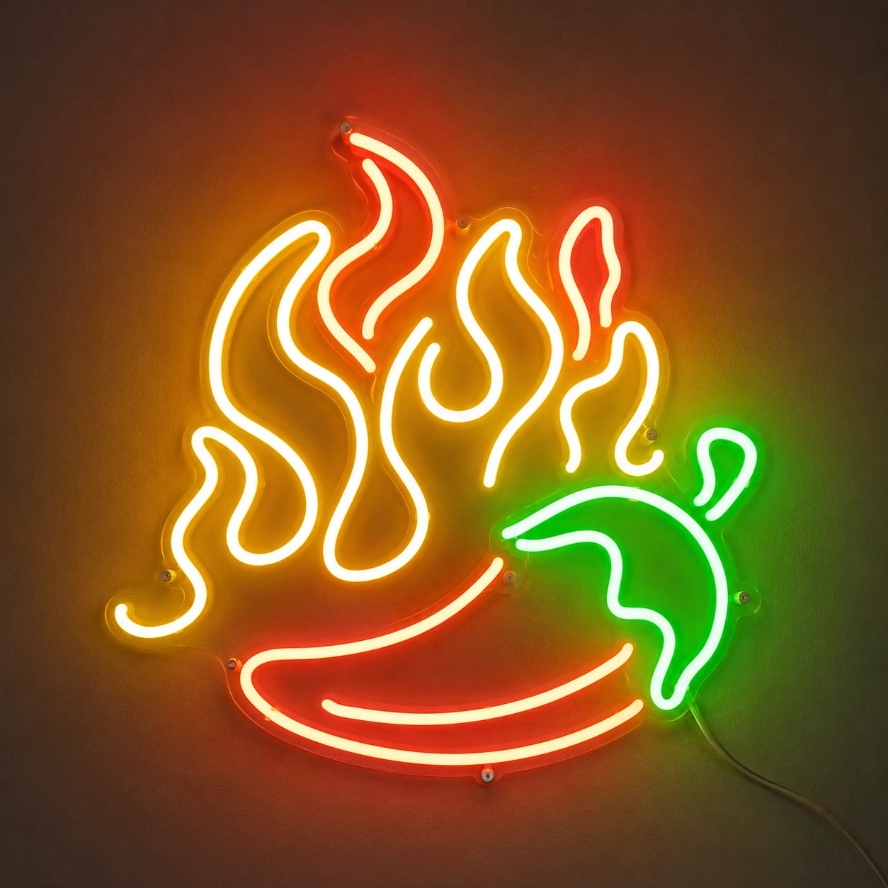 Fire BBQ Pepper Neon Sign LED Neon Sign main product image