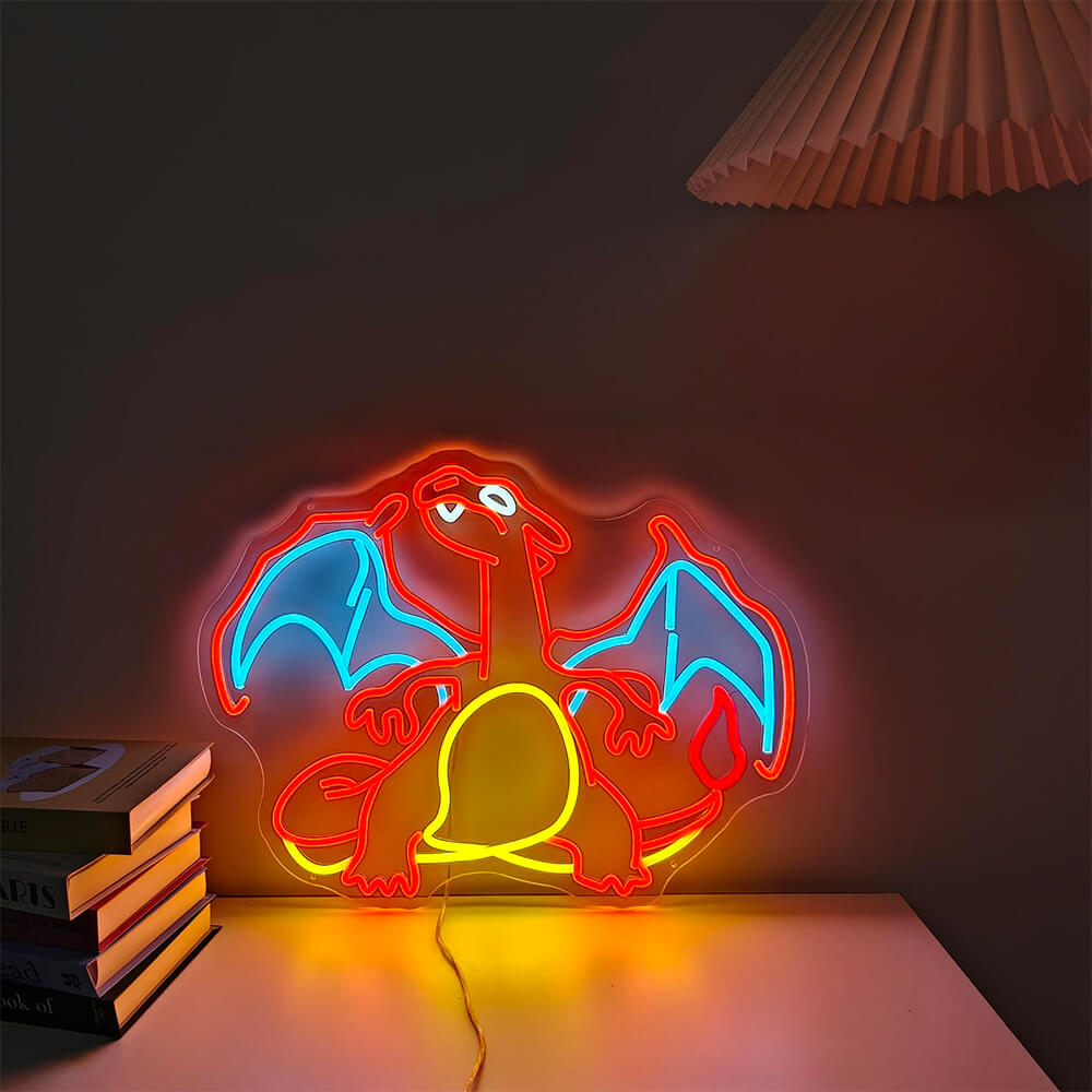 Anime Cartoon LED Neon Sign Wall Art for Bedroom Game Room Holiday Gift