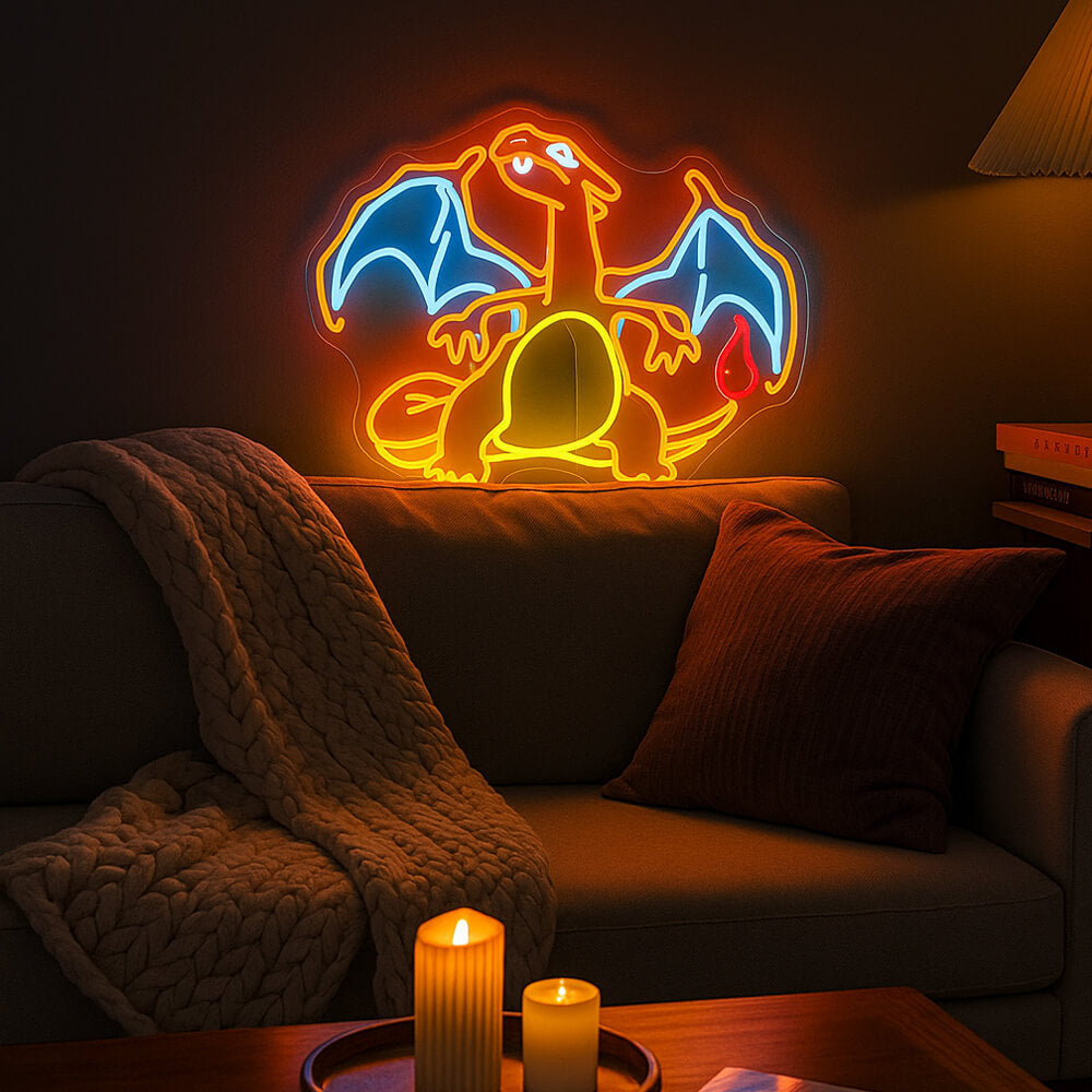 Anime Cartoon LED Neon Sign Wall Art for Bedroom Game Room Holiday Gift