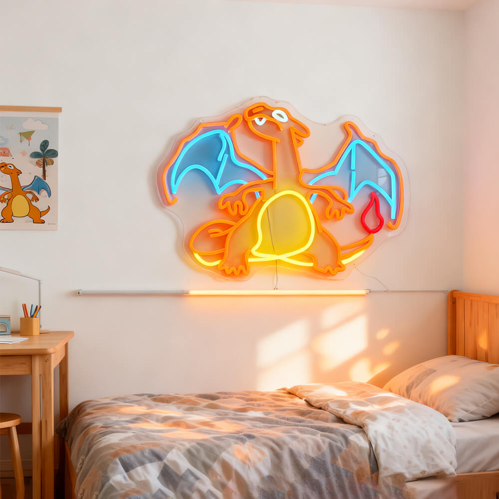 Anime Cartoon LED Neon Sign Wall Art for Bedroom Game Room Holiday Gift