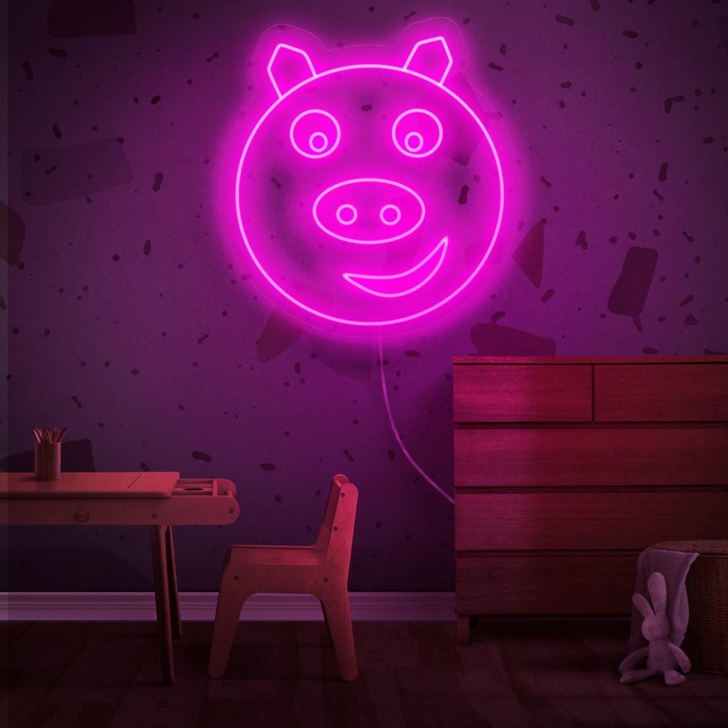 Funny Pig Led Neon Sign For Kids Wall Decoration | Shineneon