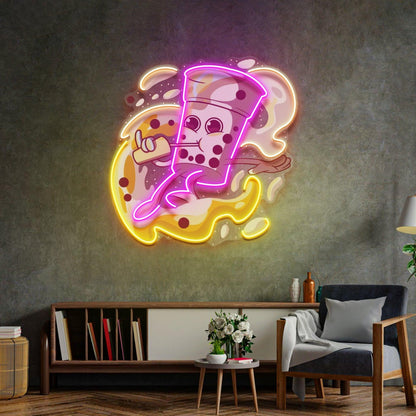 Fire Fighter Flame Uv Printed Led Neon Sign For Fire Station Home Bar Decor | Shineneon