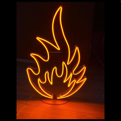 Fire Flame Led Neon Sign For Home Bar And Themed Restaurant Decor | Shineneon