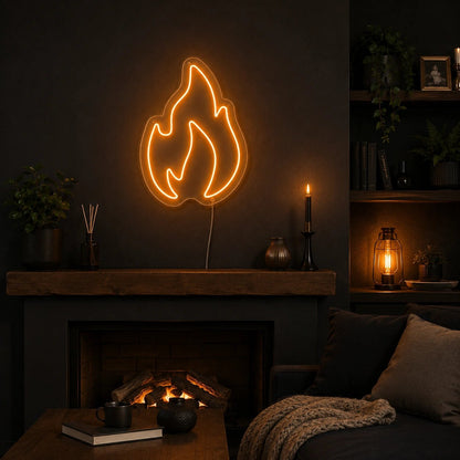 Fire Flame LED Neon Sign Garage Neon Sign - Shineneon