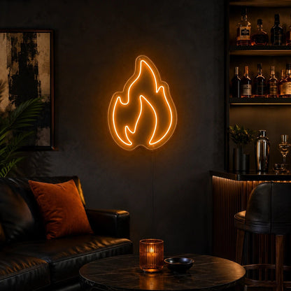 Fire Flame LED Neon Sign Garage Neon Sign - Shineneon