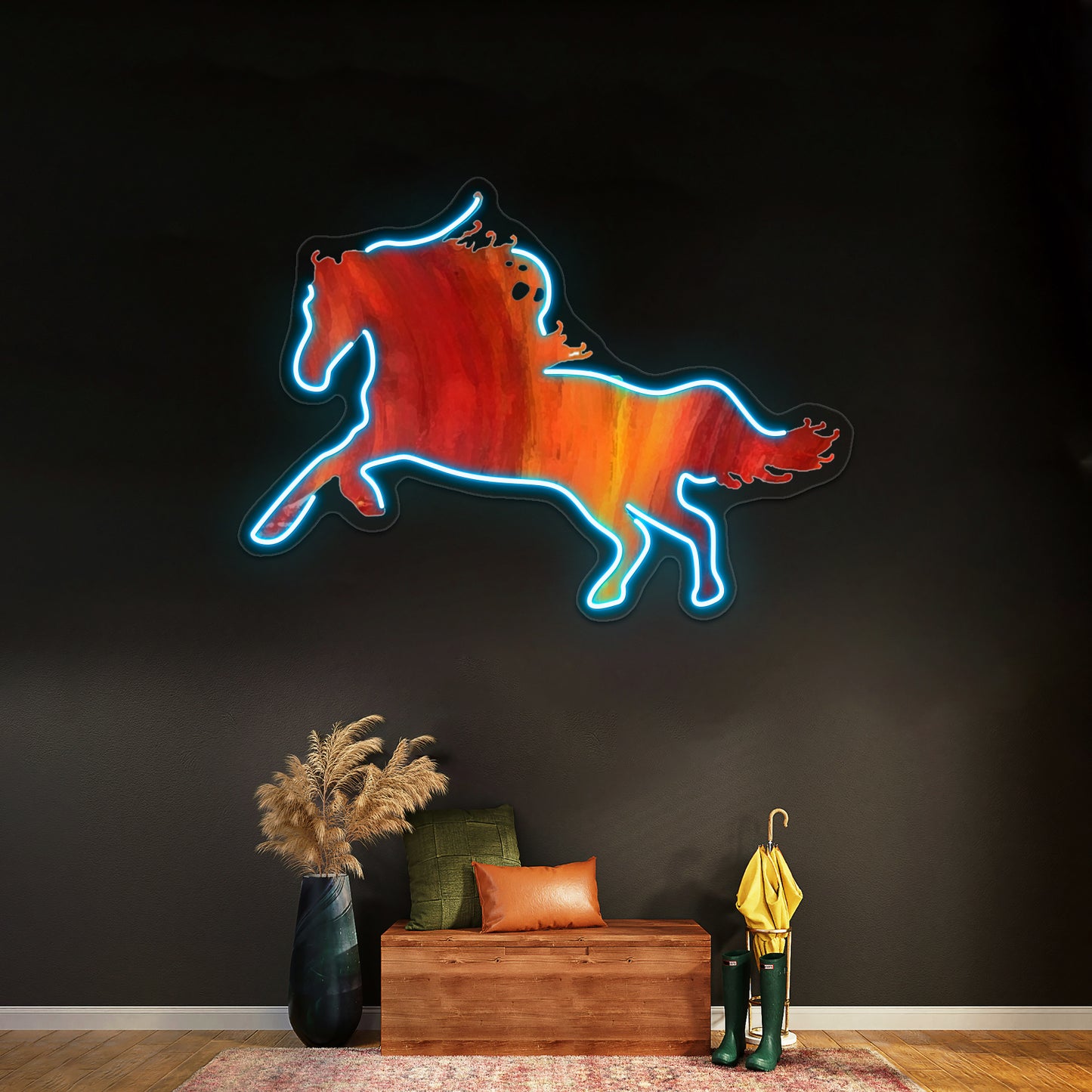 Fire Horse Wall Artwork Neon Signs