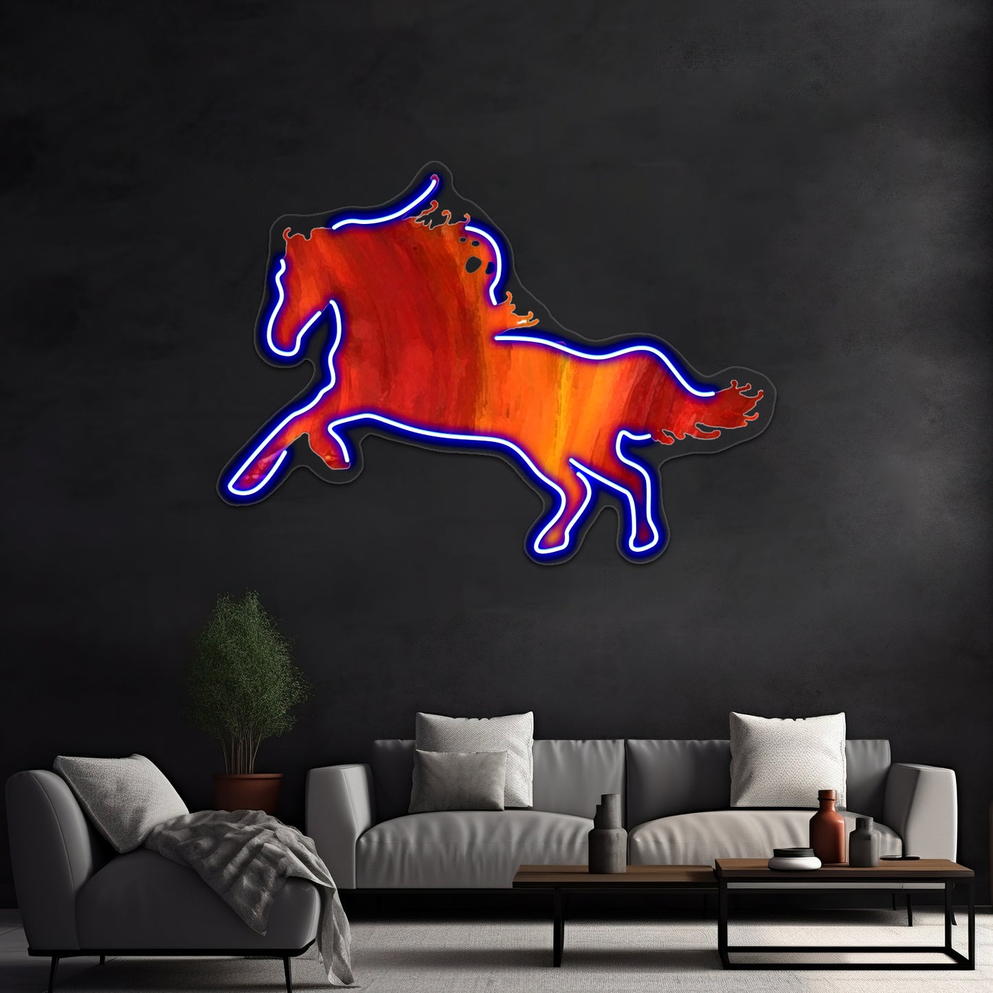 Fire Horse Wall Artwork Neon Signs