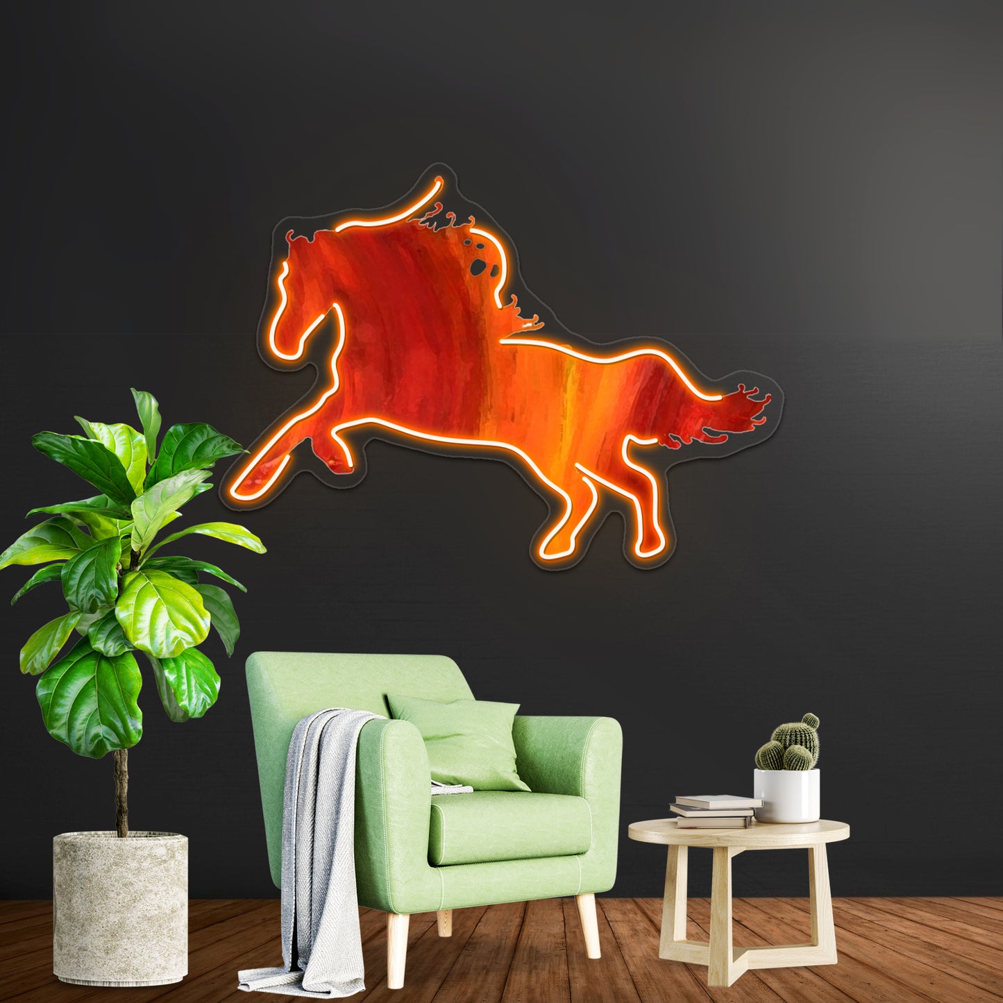 Fire Horse Wall Artwork Neon Signs