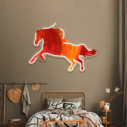 Fire Horse Wall Artwork Neon Signs