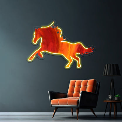 Fire Horse Wall Artwork Neon Signs