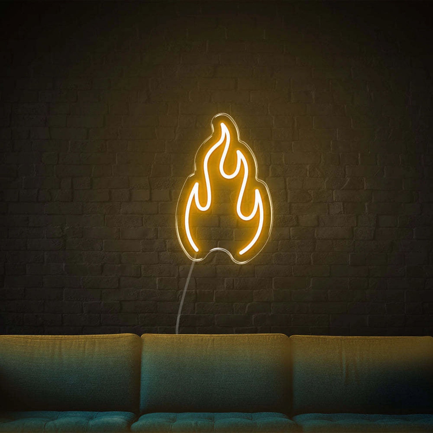 Fire Led Neon Sign Bedroom Wall Art | Shineneon