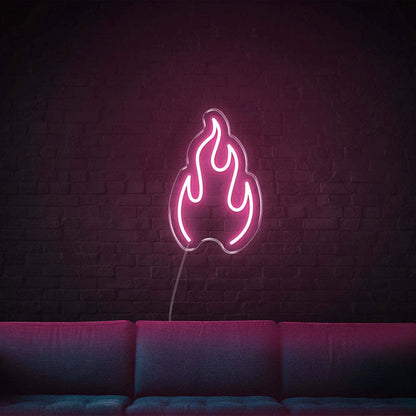Fire Led Neon Sign Bedroom Wall Art - Shineneon