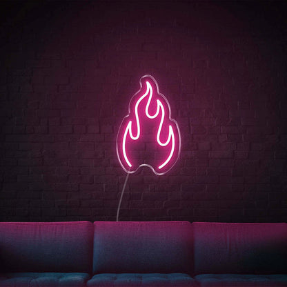 Fire Led Neon Sign Bedroom Wall Art - Shineneon