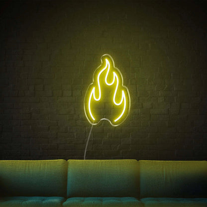 Fire Led Neon Sign Bedroom Wall Art - Shineneon