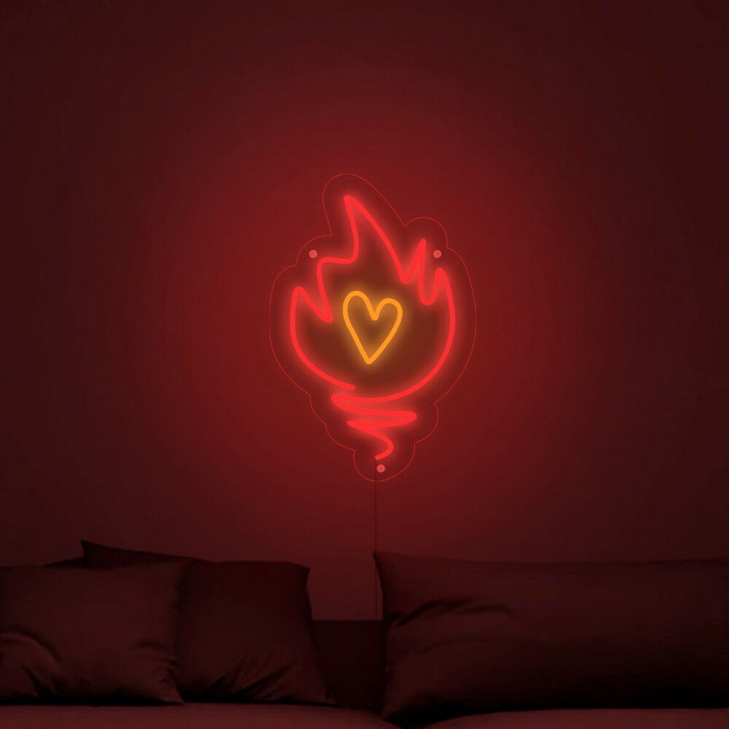 Fire Love Neon Sign | Shineneon