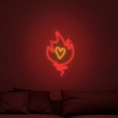 Fire Love Neon Sign | Shineneon