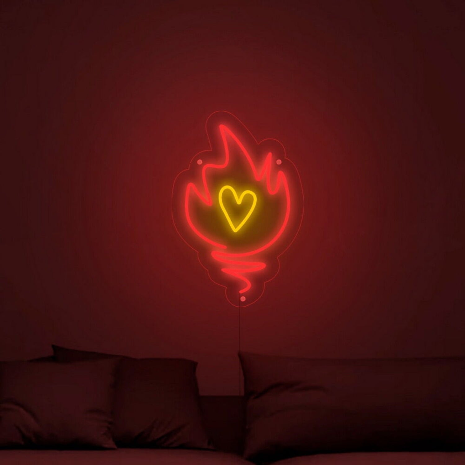 Fire Love Neon Sign | Shineneon
