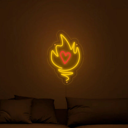 Fire Love Neon Sign | Shineneon