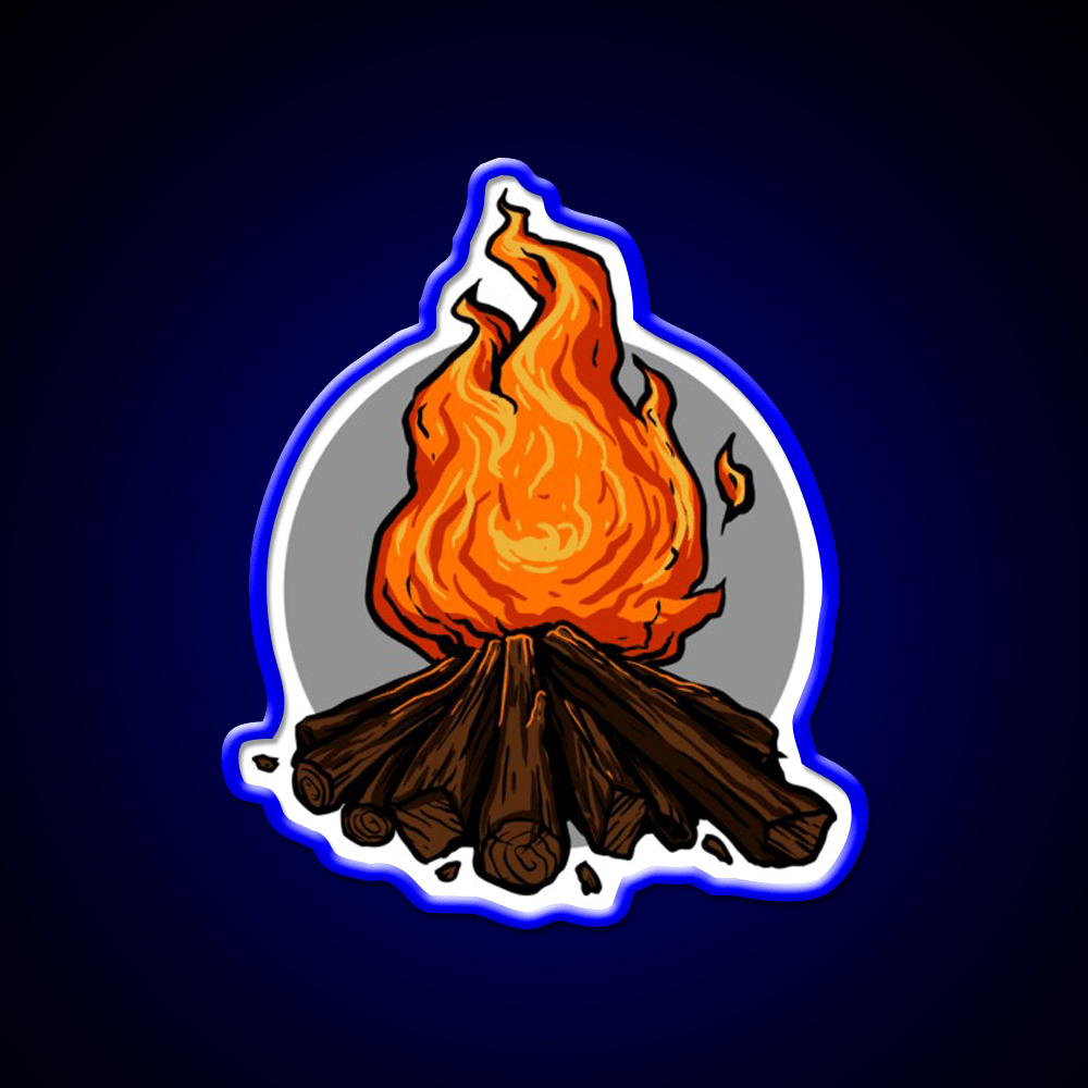 Fire Pit Hemp Inspired Green Leaf Led Neon Sign Rgb Color - Shineneon