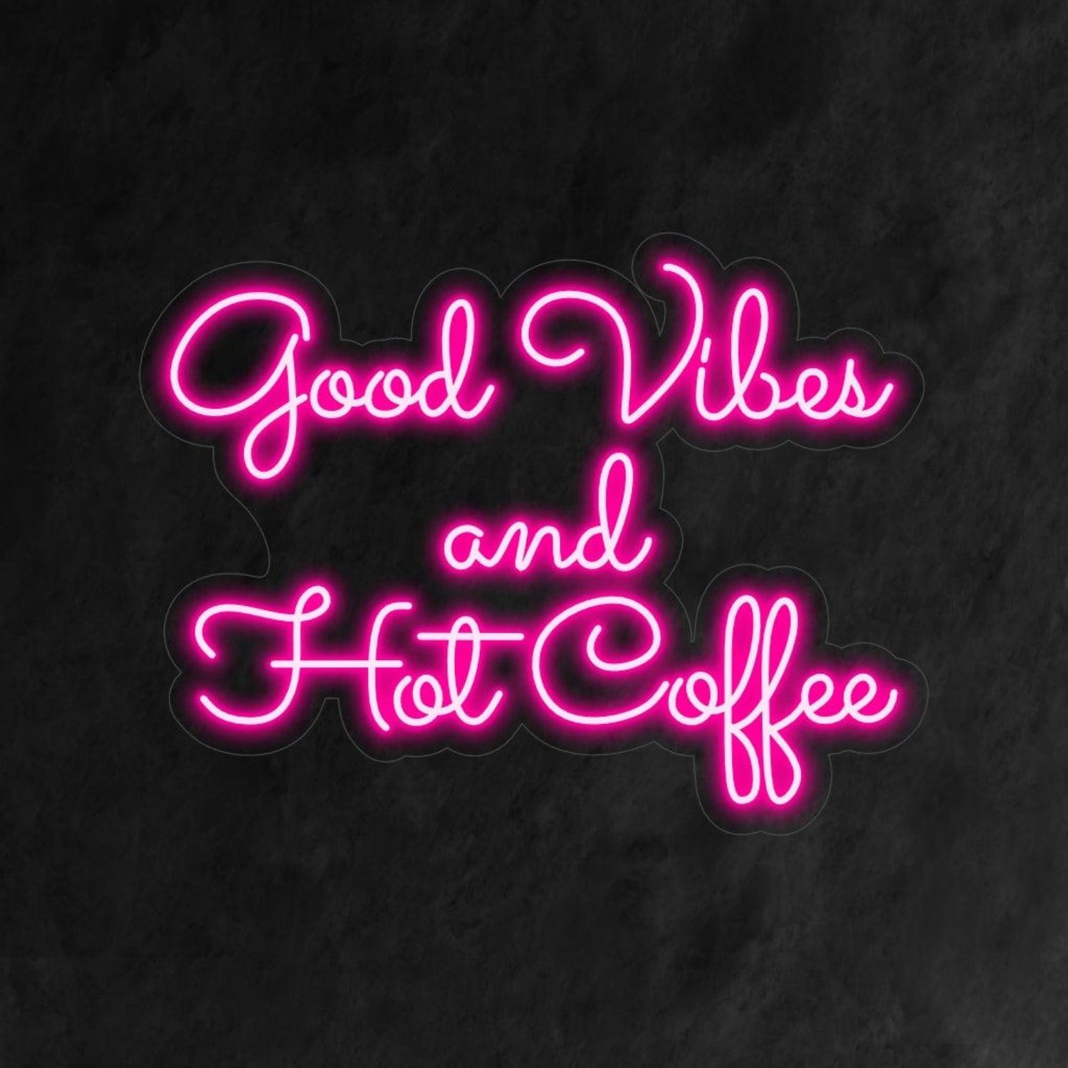 Good Vibes and Hot Coffee Neon Sign | Shineneon