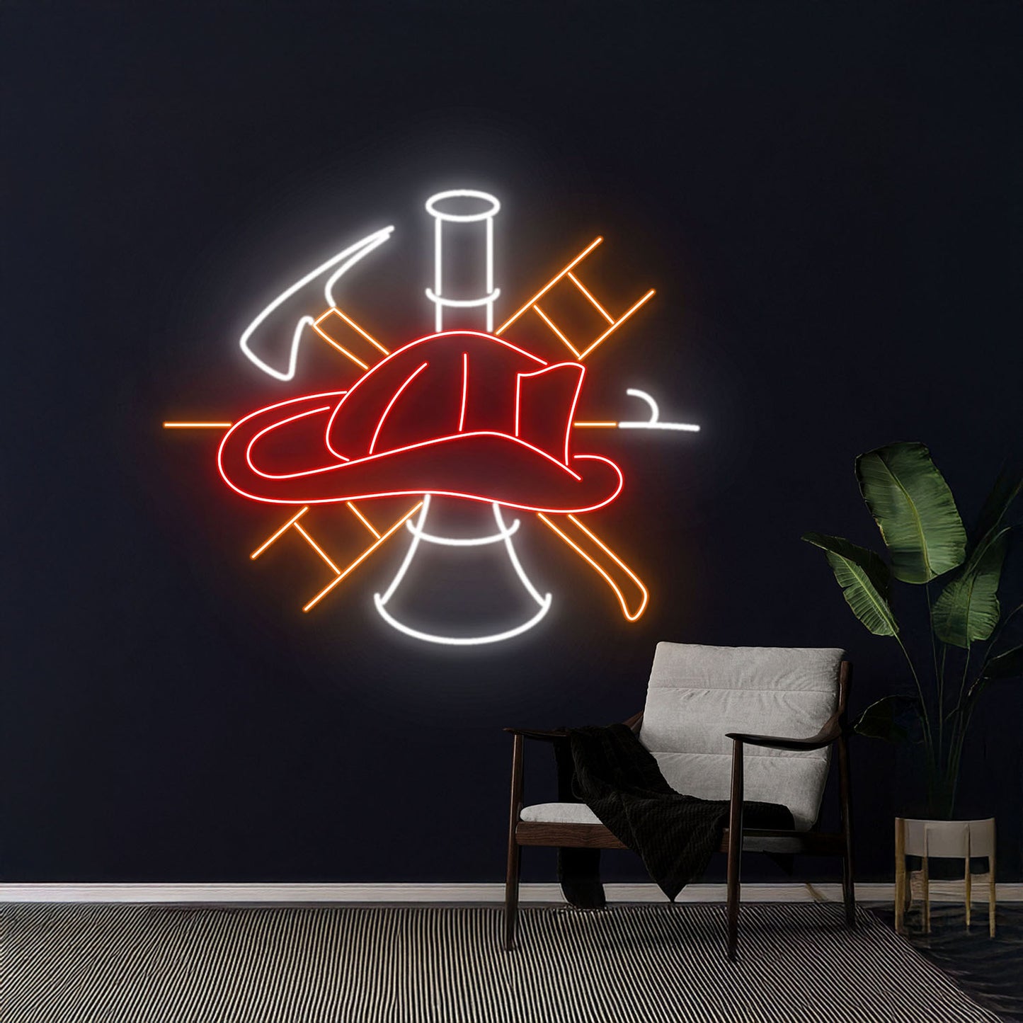 Firefighter Neon Sign