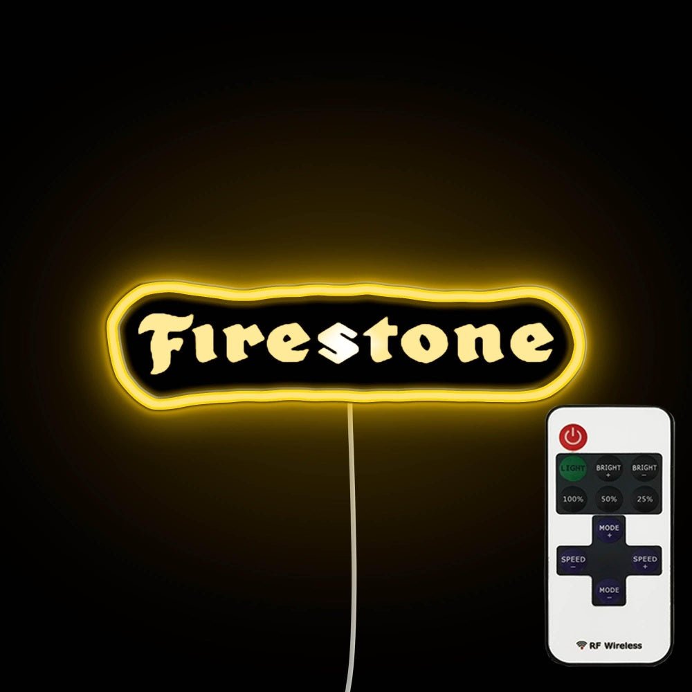 Firestone Tire Logo Neon Sign - Shineneon