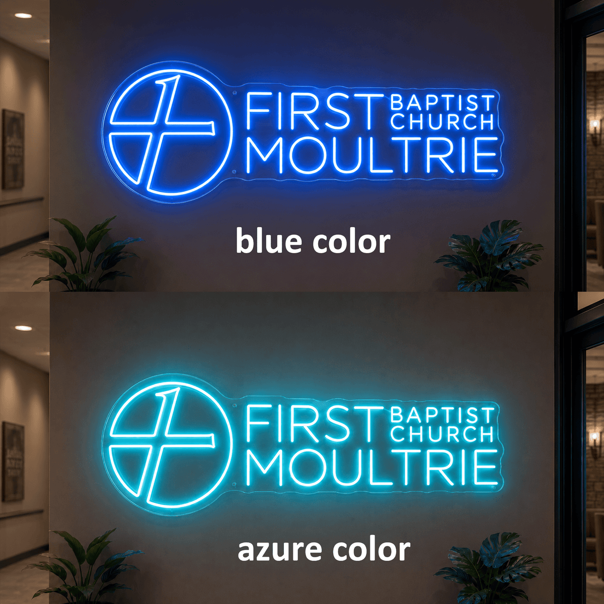 First Baptist Church Moultrie Custom LED Neon Sign - Shineneon