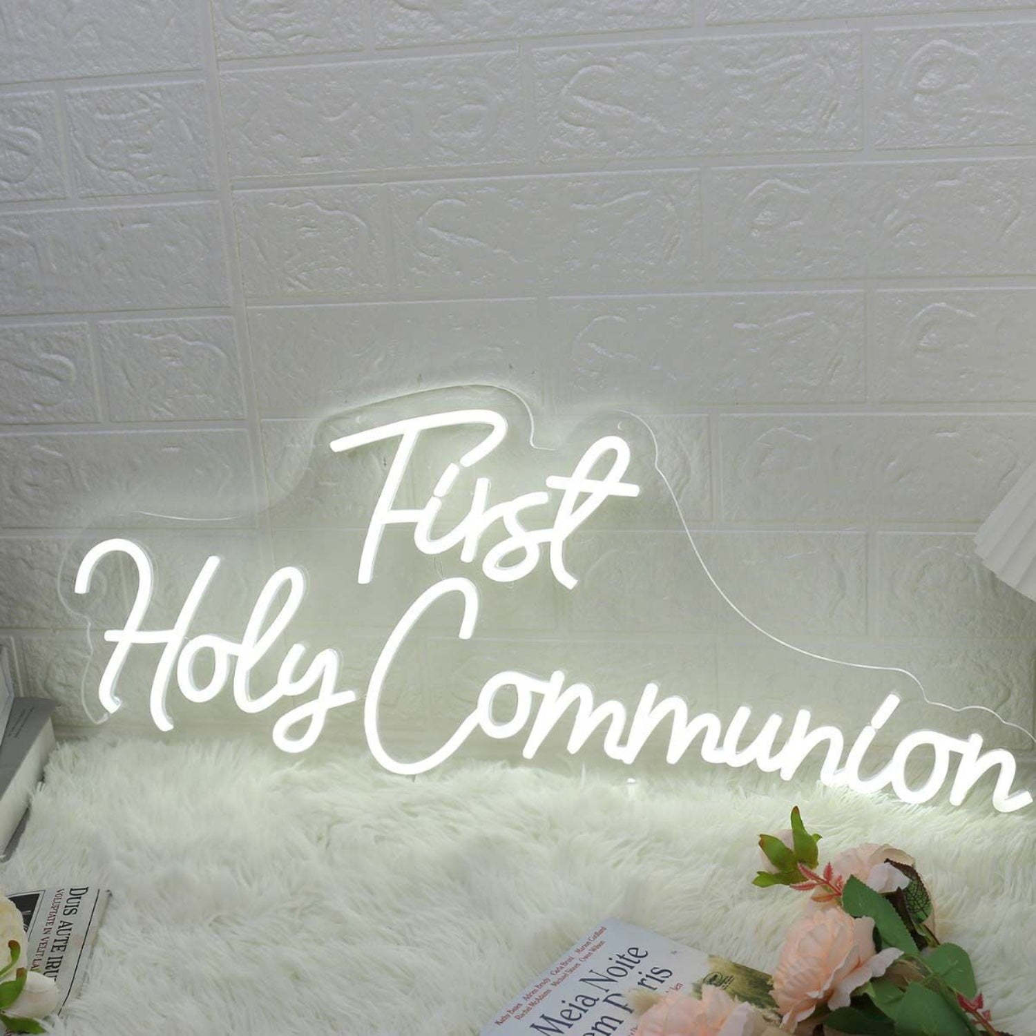 First Holy Communion White Neon Sign | Shineneon