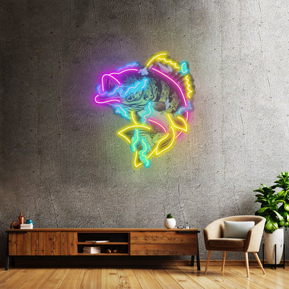 Fish Art Led Neon Sign Light Custom Led Signs - Shineneon