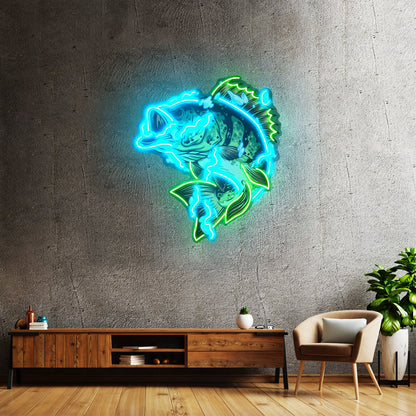 Fish Art Led Neon Sign Light Custom Led Signs - Shineneon
