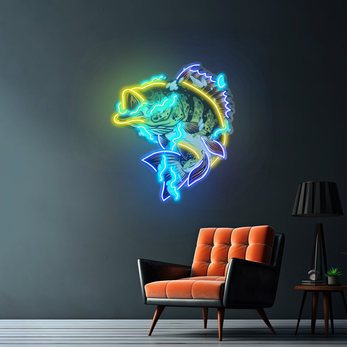 Fish Art Led Neon Sign Light Custom Led Signs