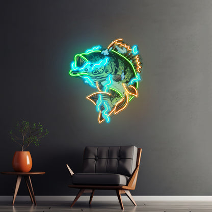 Fish Art Led Neon Sign Light Custom Led Signs