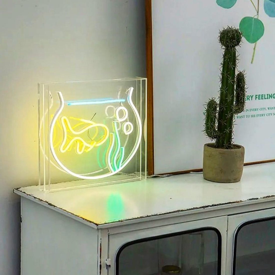 Fish Bowl Led Sign Business Neon Sign - Shineneon