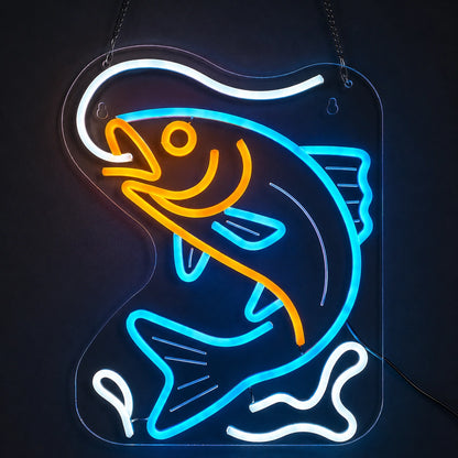 Fish Line Neon Sign LED Neon Sign main product image