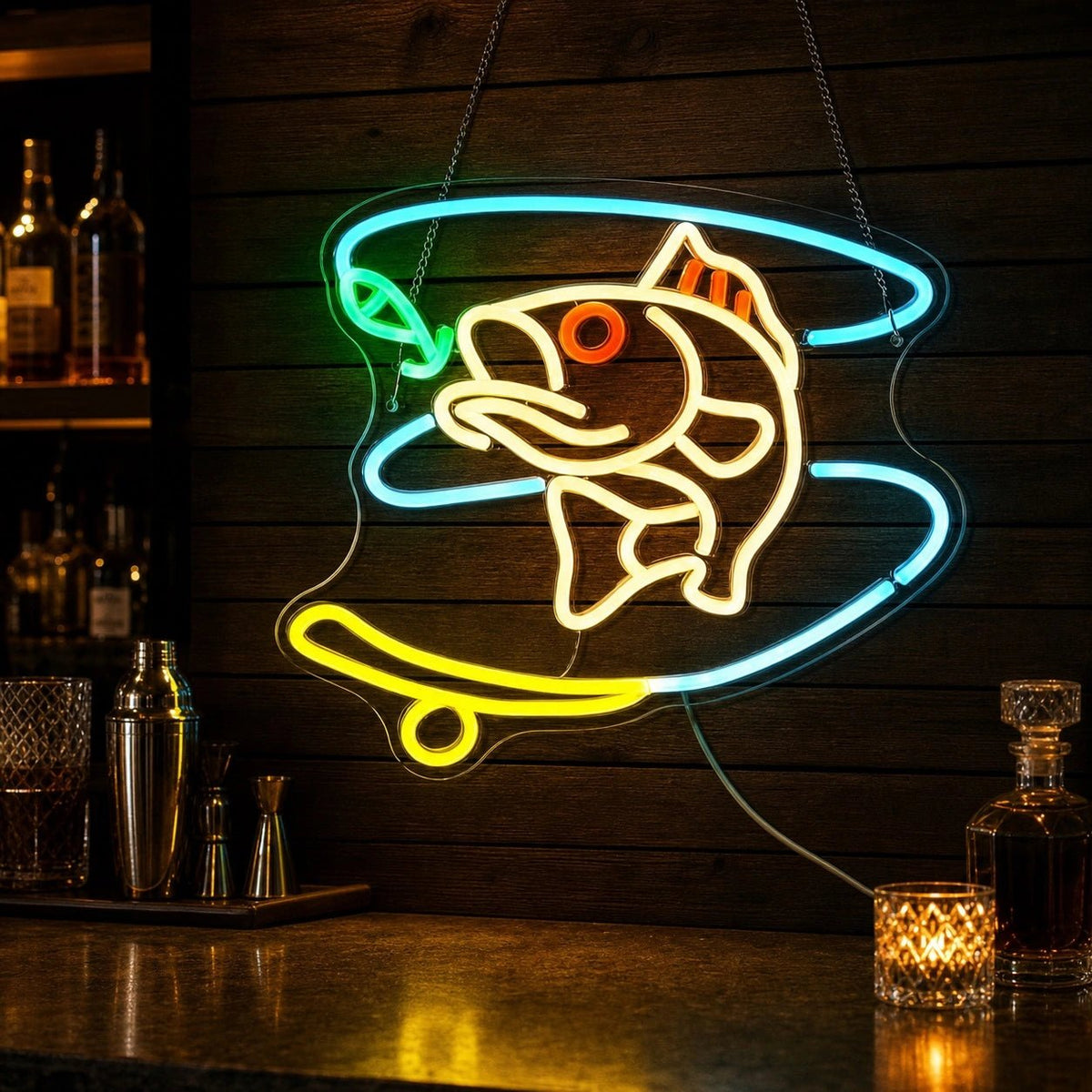 Fish Silhouette Wall LED Neon Sign - Shineneon