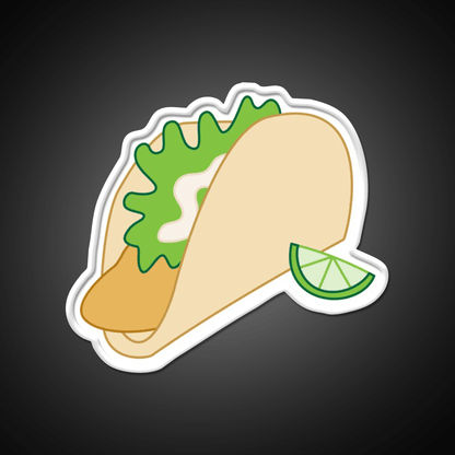 Fish Taco Led Neon Sign Mexican Food Sign Rgb Color - Shineneon