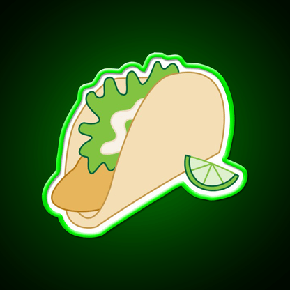 Fish Taco Led Neon Sign Mexican Food Sign Rgb Color - Shineneon