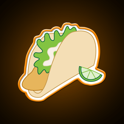 Fish Taco Led Neon Sign Mexican Food Sign Rgb Color - Shineneon