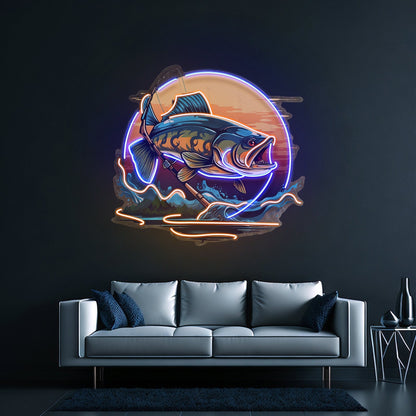 Fishing Cartoon Led Neon Sign Light Custom Led Signs - Shineneon