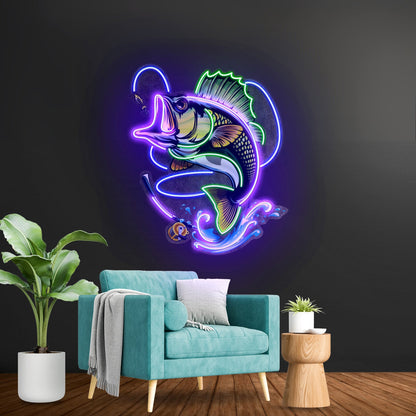 Fishing Easy Led Neon Sign Light Custom Led Signs - Shineneon
