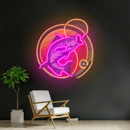 Fishing Hook Led Neon Sign Light Custom Led Signs - Shineneon