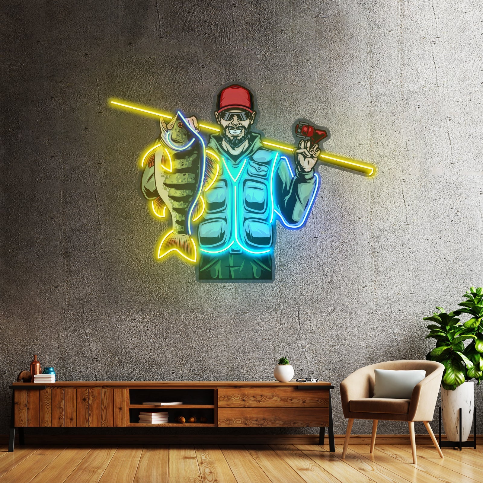 Fishing Is Fun Led Neon Sign Light Custom Led Signs - Shineneon