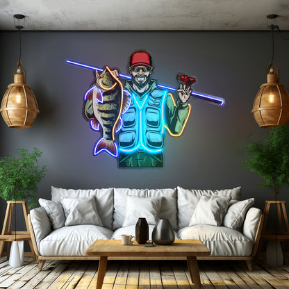 Fishing Is Fun Led Neon Sign Light Custom Led Signs