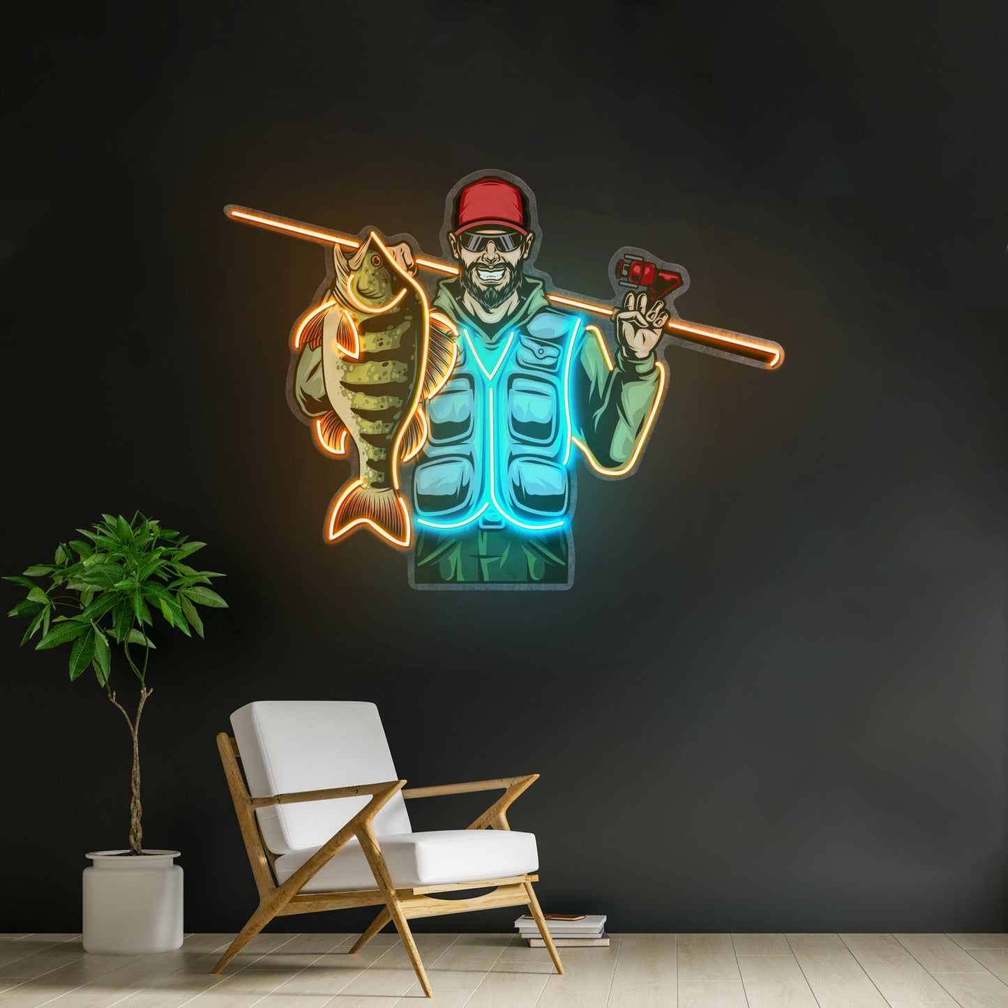 Fishing Is Fun Led Neon Sign Light Custom Led Signs