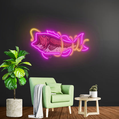 Fishing Line Led Neon Sign Light Custom Led Signs - Shineneon