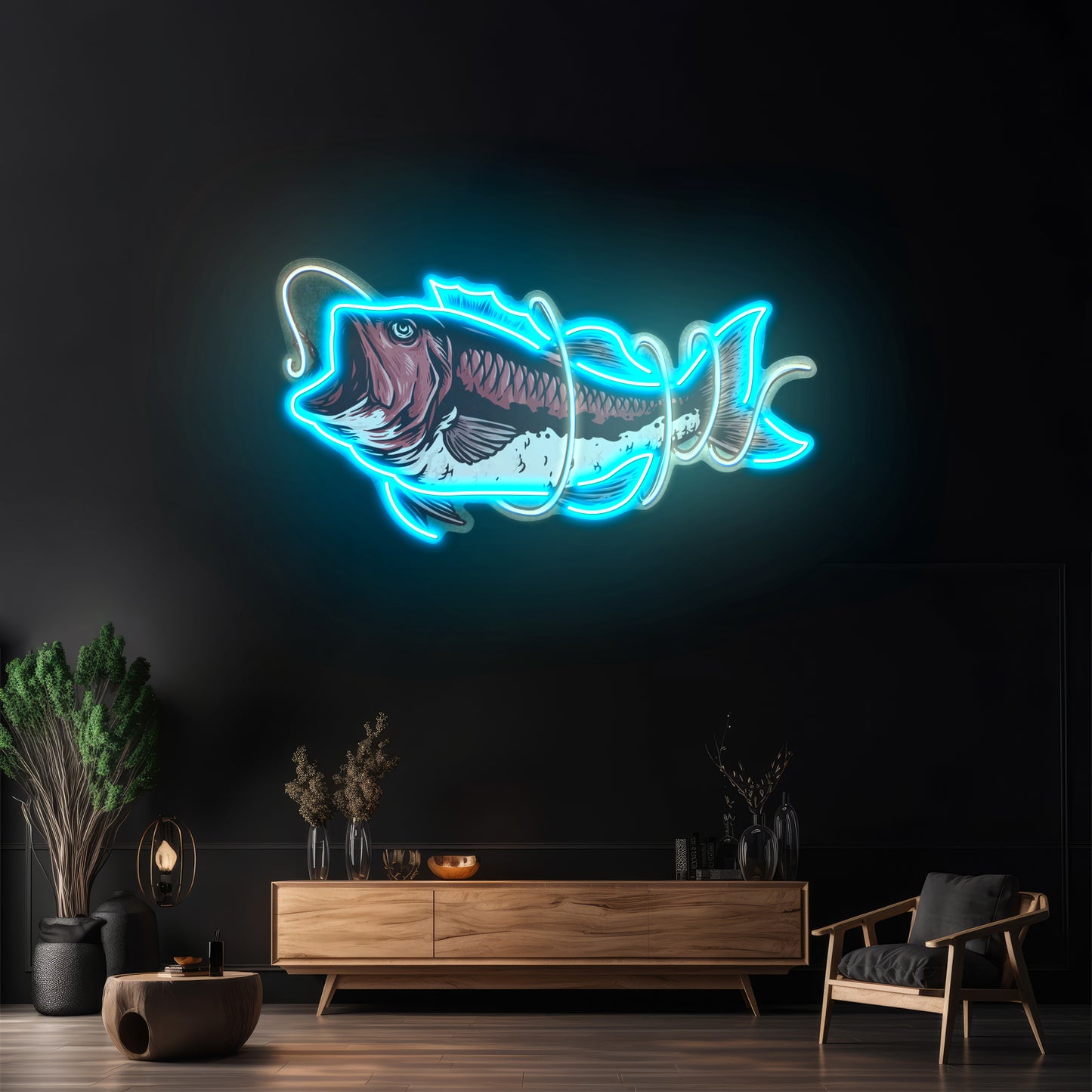 Fishing Line Led Neon Sign Light Custom Led Signs